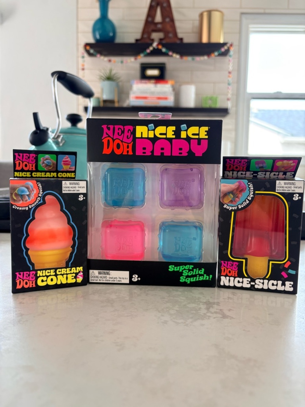 NeeDoh Nice Ice Baby Set with a nicesicle and nicecream!